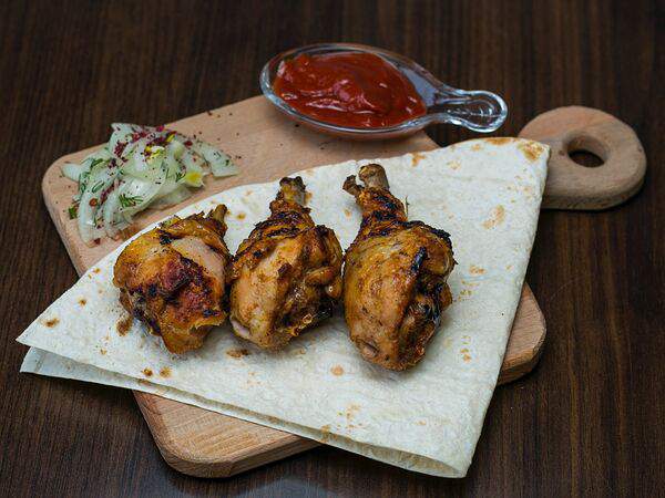 Шашлыки шаурма пекарня - Шашлык из куриной голени