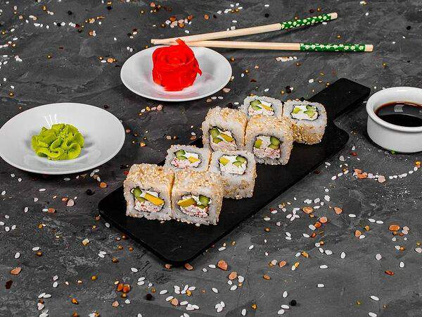 Суши Пати - Калифорния в кунжуте