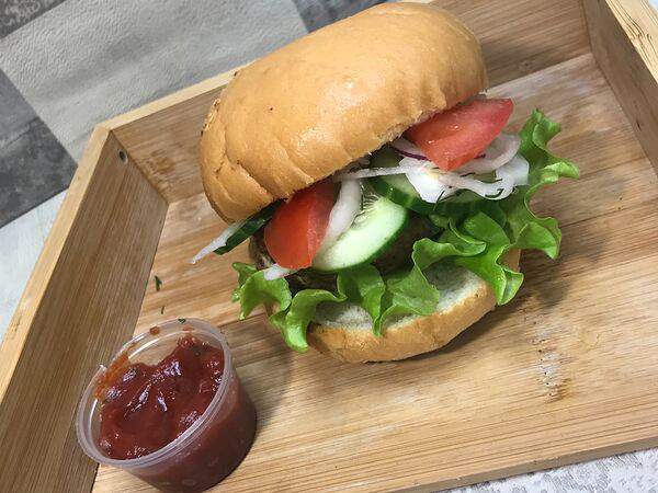 Мясо на углях - Гамбургер