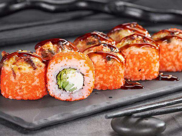 Суши Мастер - Унаги хот в икре запеченный