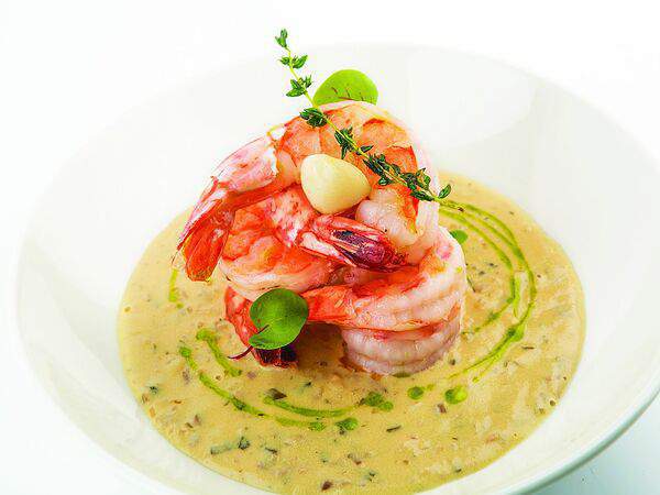 Труффальдино - Креветки в соусе Термидор