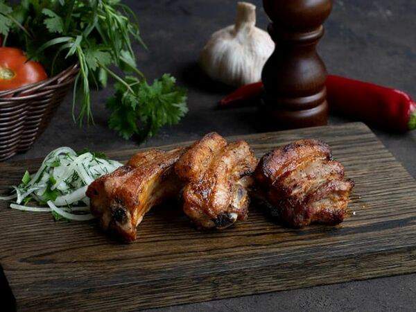 Хочу шашлык на углях - Шашлык из свиных ребрышек