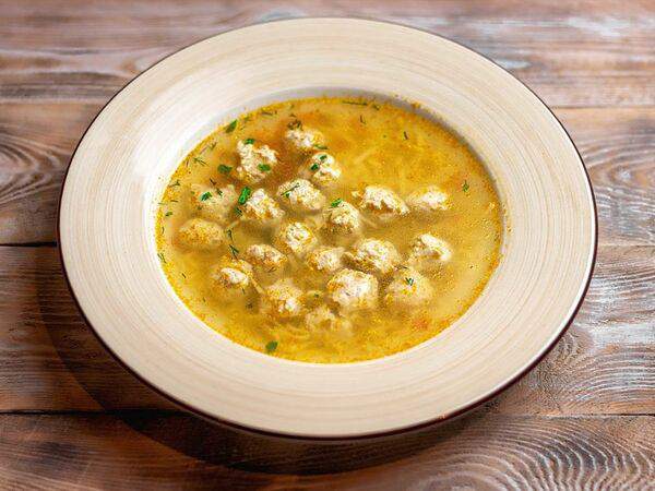 КинZa-Dза - Куриный суп с фрикадельками по-мегрельски