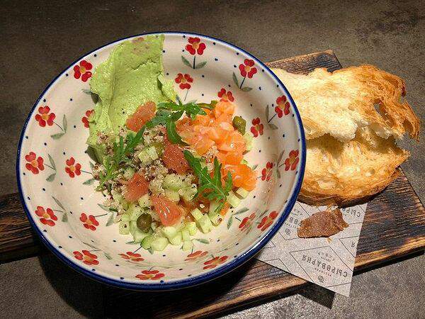 Сыроварня - Тартар из слабосолёного лосося