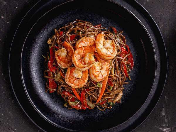 Fine sushi - Соба с креветками