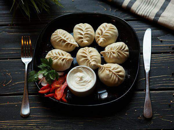 Пельмения - Курзе с картофелем и сыром сулугуни