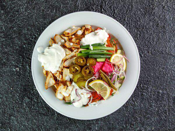 Околица - Шаверма на тарелке