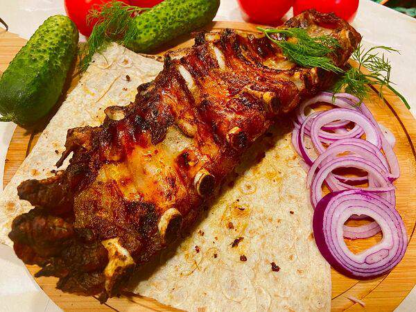 Шашлычная 115 квартала - Шашлык из свиных ребрышек