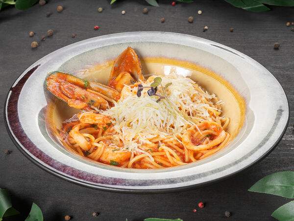 Мята Platinum - Паста Спагетти Пескаторе