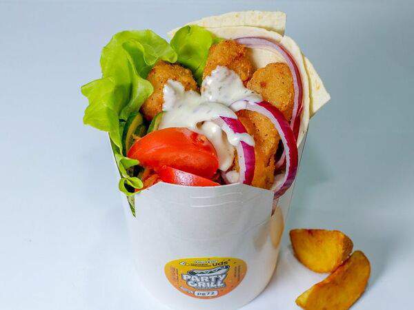 Хот-дог 72 Party grill - Ролл Бокс с Курицей