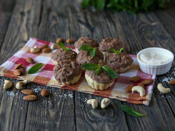 Бар здоровых привычек - Кокосово-шоколадные маффины Зебра