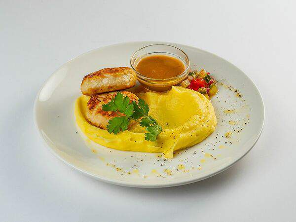 Skzk Rest - Котлетки из индейки с картофельным пюре