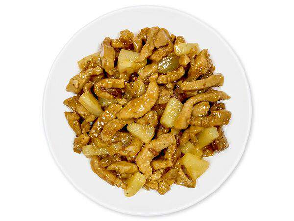 #СТОЛОВАЯ - Свинина с ананасами в кисло-сладком соусе