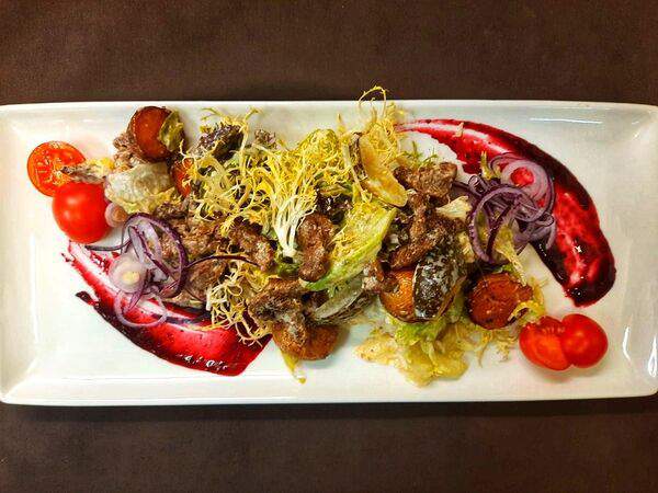 Мельница - Салат с говяжьей вырезкой