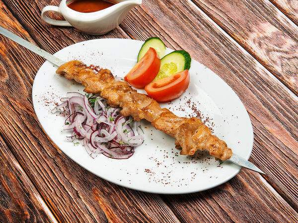 Кафе на Моисеенко - Шашлык из куриного бедра
