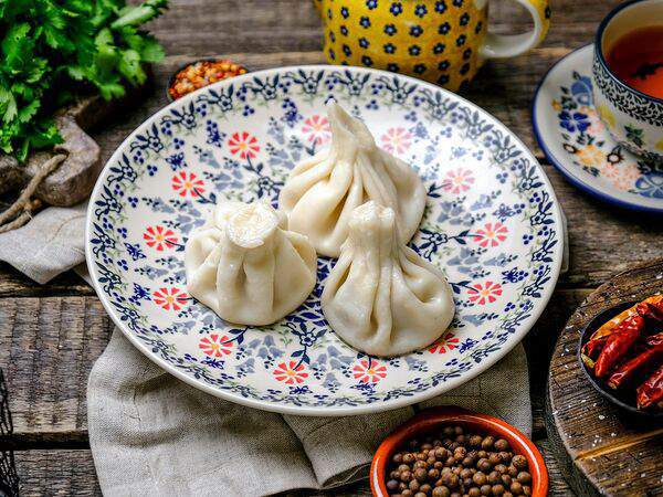 Брынза - Хинкали с цыпленком и сыром