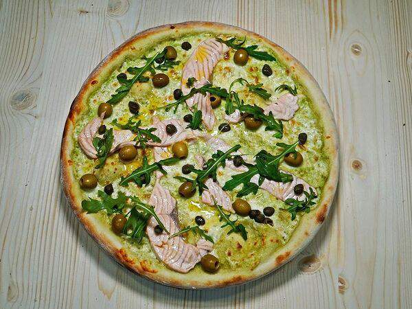 Uno Pizza - Fresh salmon 33см