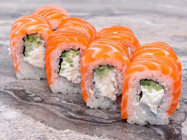 Лосось & Имбирь - Филадельфия с огурцом