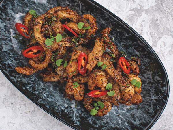 Маруми - Жареные кальмары 5 специй