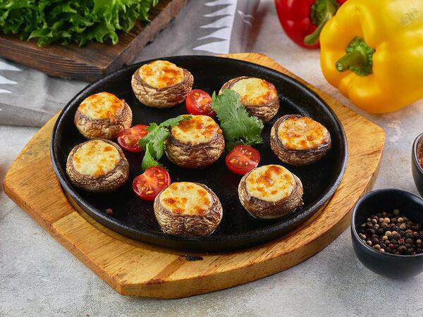 Ачарули - Запеченные шампиньоны