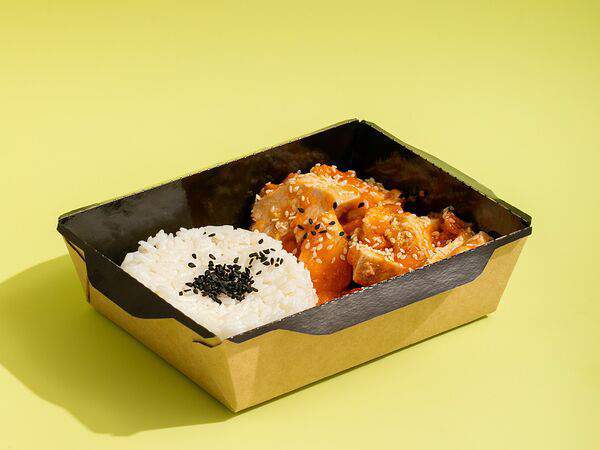 Greenbox - Курица в кисло-сладком соусе с рисом