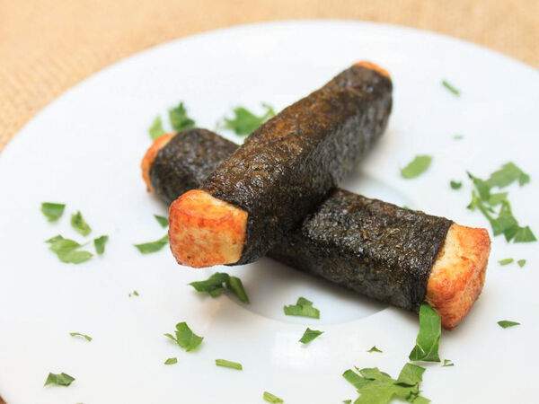 Кафе вегетарианской кухни Радхика - Рыбка с сыром без кляра