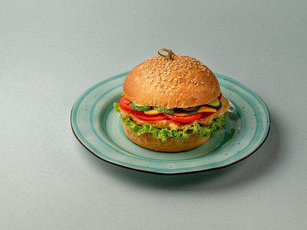 Булошная Гурман Булкинъ - Бургер с куриным филе