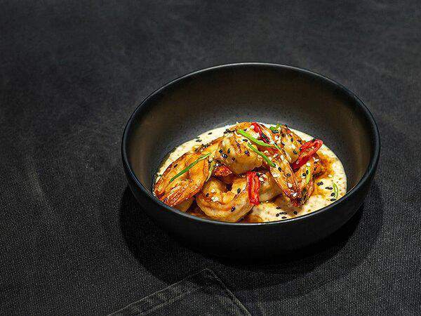 Port o Coffee - Тигровые креветки унаги