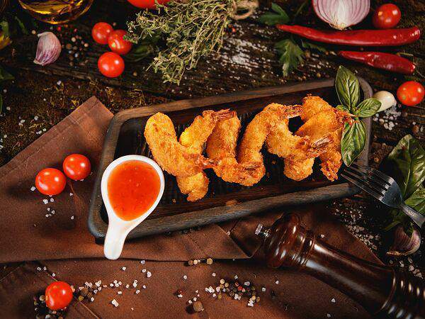 Shef papas - Креветки тигровые в хрустящей панировке