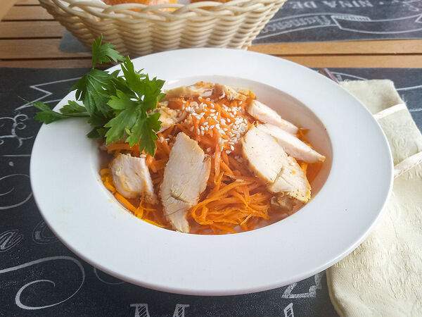 Vertel - Салат из корейской моркови с курочкой