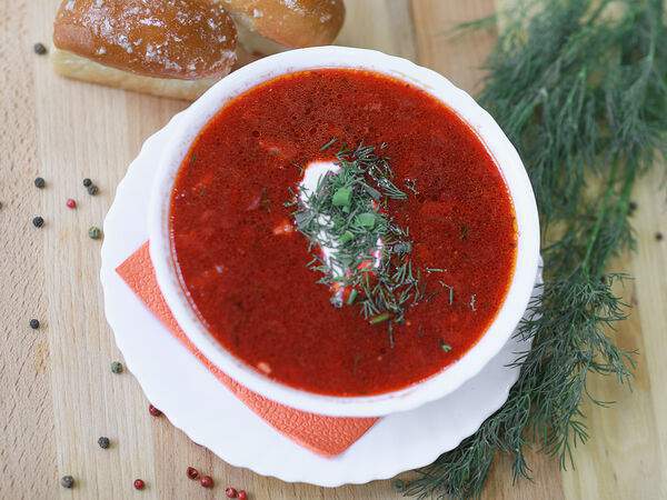 Ланч Тайм - Борщ с говядиной