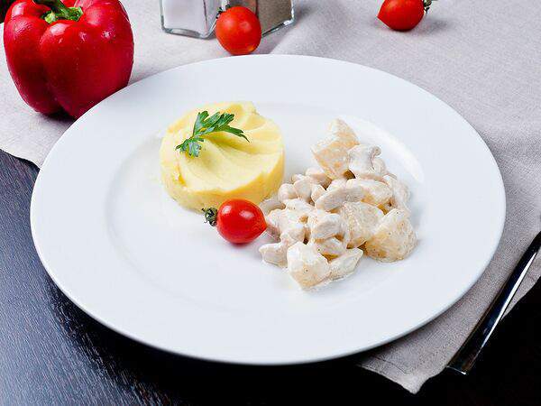 Грильяж - Курочка в сливках с кусочками ананаса