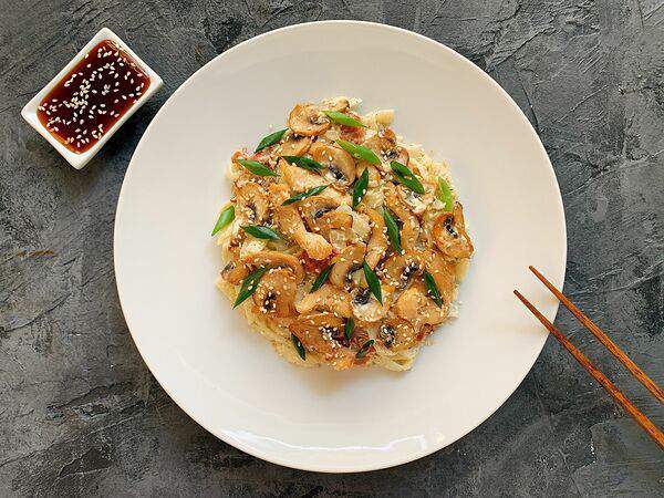 Пицца Сан - Удон со сливочным беконом