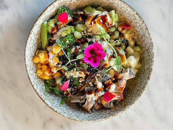 Рыбка моя - Поке с копченым угрём