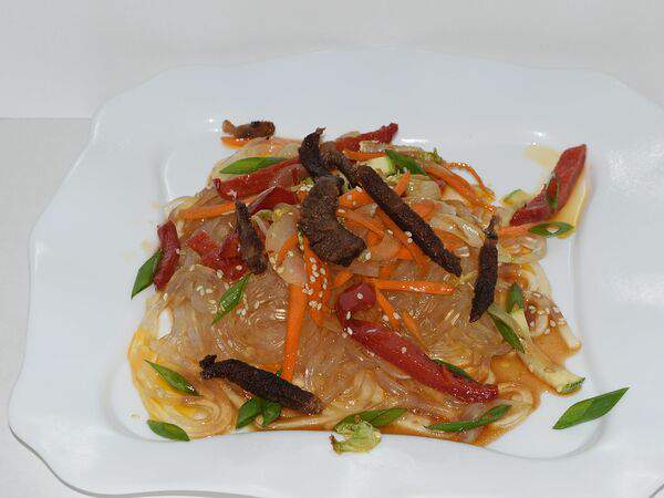 Едим дома - Фунчоза с говядиной