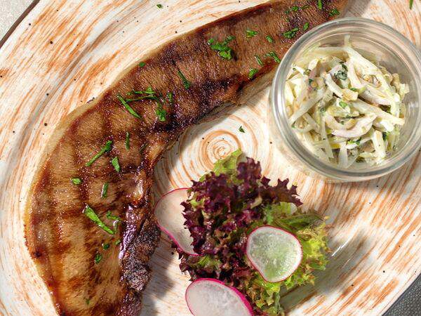 Я ж тебе говорил! - Говяжий язык на гриле с ремуладом