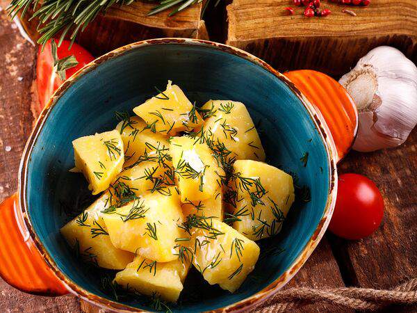 Фьюжн - Отварной картофель с маслом и зеленью