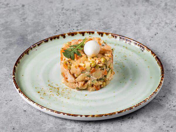 Хан Булак - Оливье с лососем