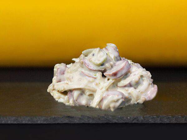 Царь Картошка - Салат с колбасками и горчицей