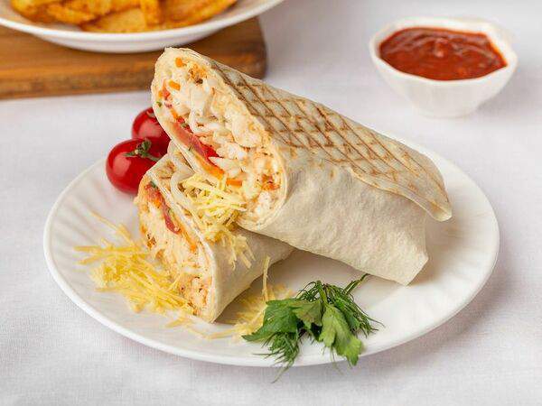 Шашлычный дворик - Шаурма Свиная с сыром