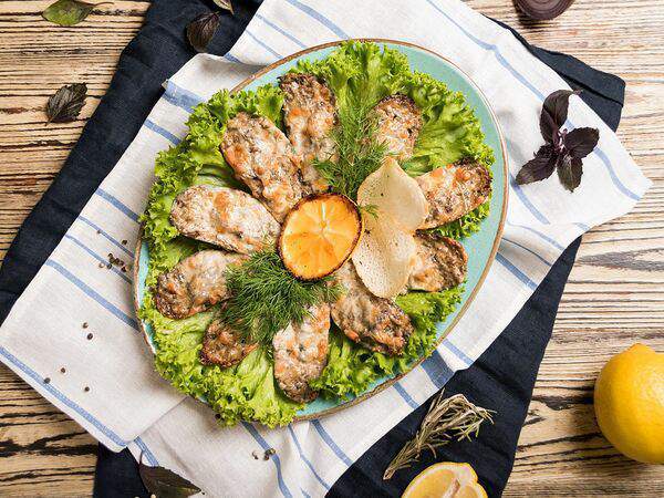 Сентропе - Мидии под грибным соусом