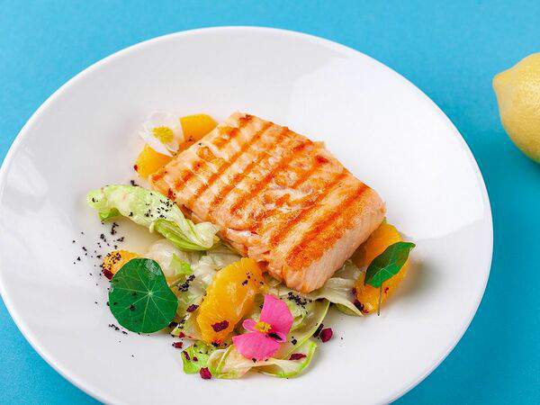 Magic Coffee - Стейк из лосося гриль