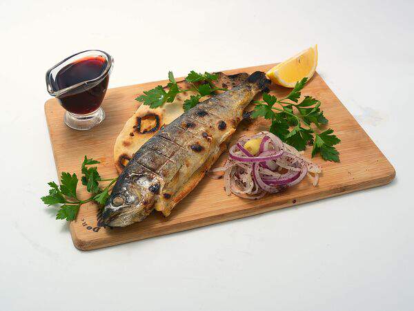 Каретный двор - Сибас на углях