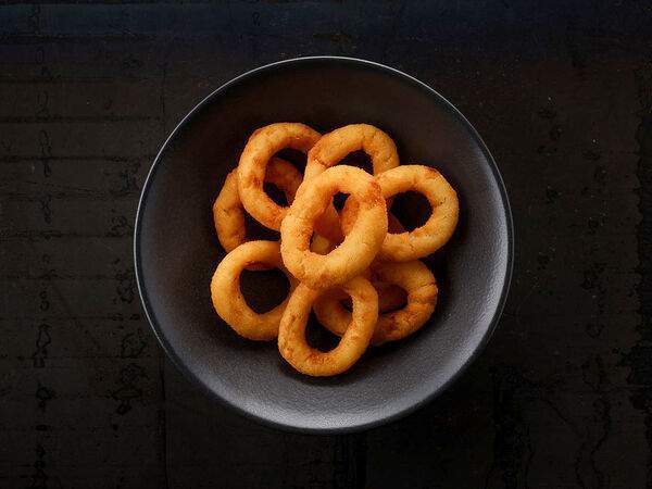 Рис - Луковые кольца в кляре