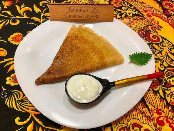 Блинная Печки-Лавочки - Блин со сметаной
