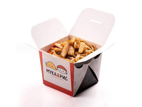 Мука и рис - Лапша с курицей