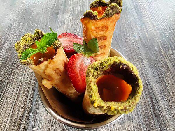 Кисельkitchen - Вафельные трубочки с кремом из вареной сгущенки