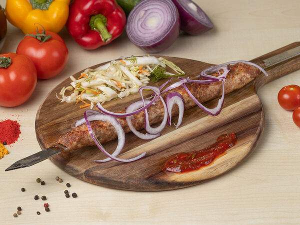 Шаурма на углях - Люля-кебаб из говядины