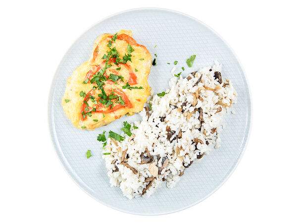 Мандарин - Цыплёнок под сыром моцарелла