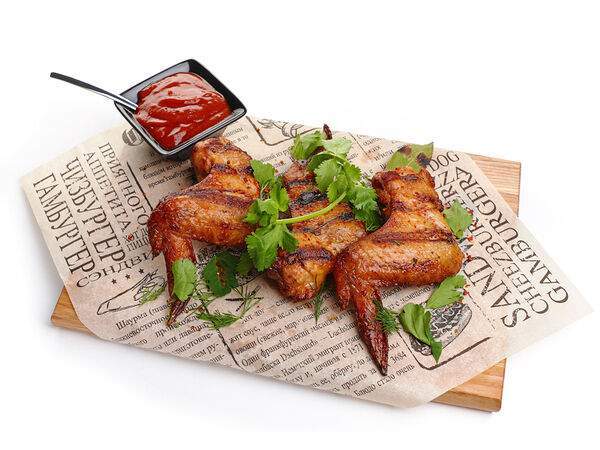 Гриль бутыль - Крылья куриные